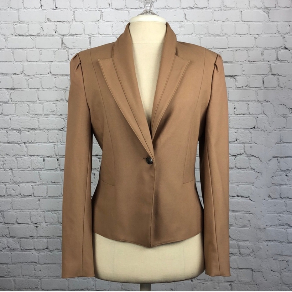 Ganni Tan Blazer